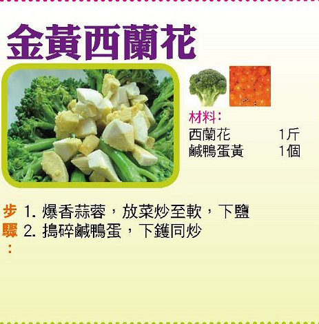 金黃西蘭花