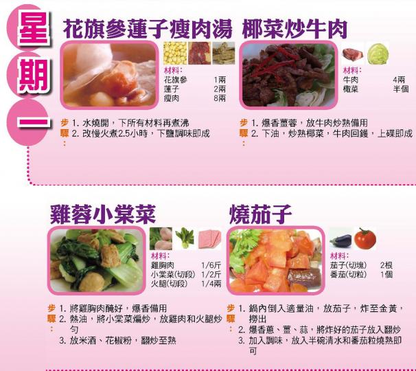 【今日買乜餸】8月26日至9月1日之三餸一湯食譜推介 【今日買乜餸】8月26日至9月1日之三餸一湯食譜推介