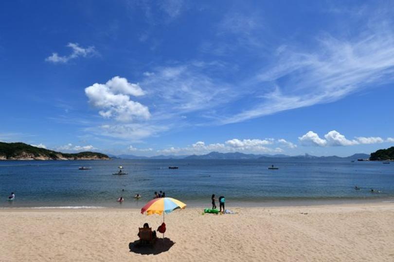 14泳灘水質良好