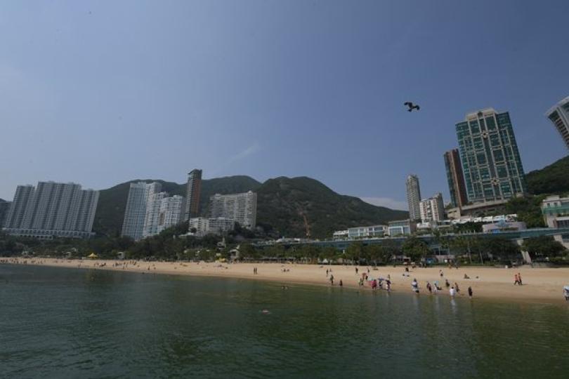 15泳灘水質良好