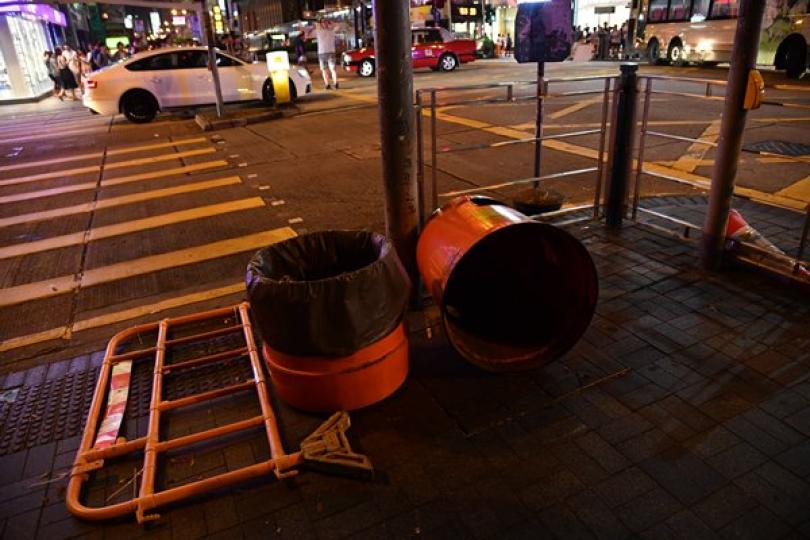 政府強烈譴責暴徒破壞社會安寧