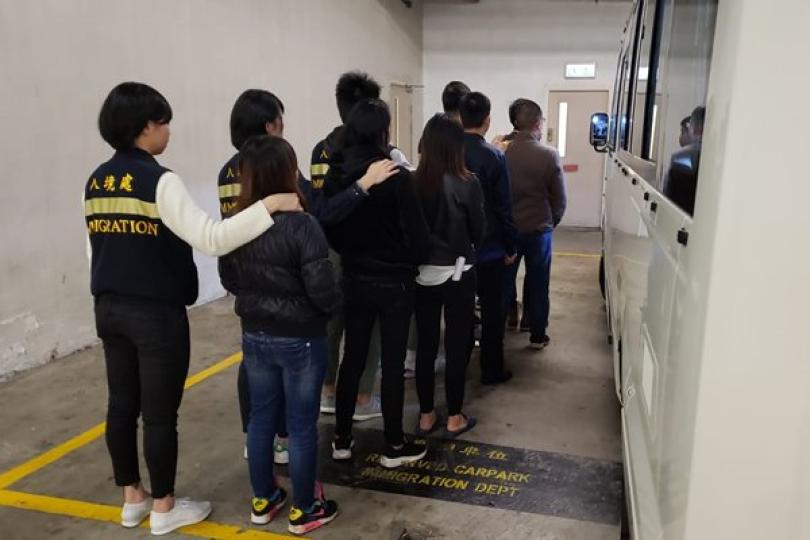 反非法勞工行動拘34人